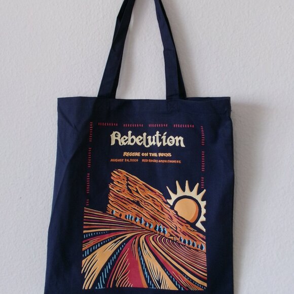 Rebelution Red Rocks 2024 Reggae Concert Tote Grocery Bag - New - Picture 2 of 5